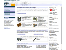 Tablet Screenshot of optikservice-schilling.de
